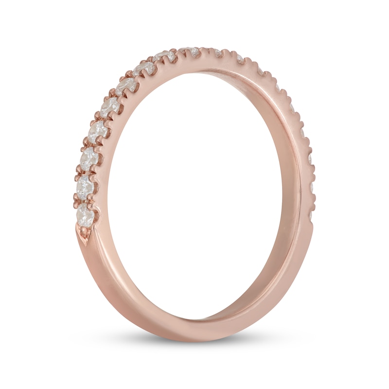 Neil Lane Round-Cut Diamond Wedding Band 3/8 ct tw Rose Gold Plated