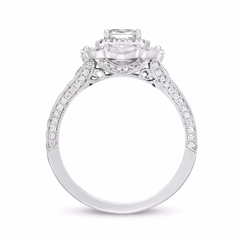 Neil Lane Diamond Engagement Ring 1-5/8 ct tw 14K White Gold