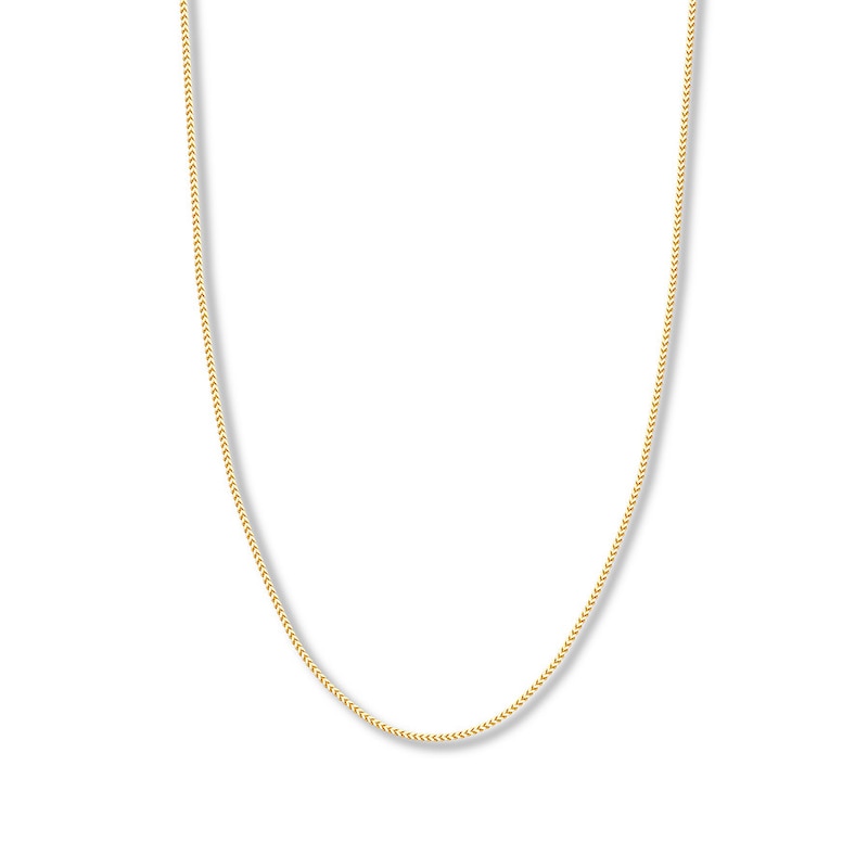24" Solid Franco Chain Yellow Gold Plated Appx. 2.0mm
