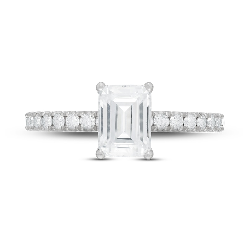 Neil Lane Premiere Diamond Engagement Ring 1-7/8 ct tw White Gold Plated