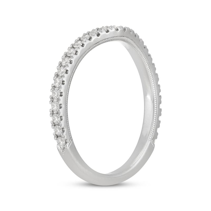 Neil Lane Round-Cut Diamond Wedding Band 1/3 ct tw White Gold Plated