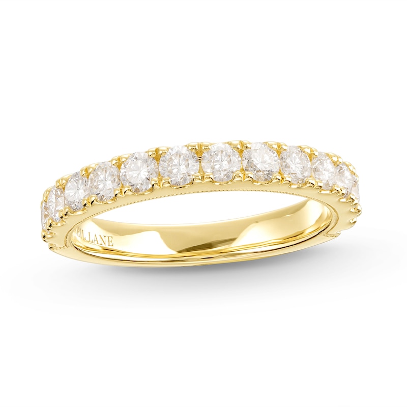 Neil Lane Round-cut Diamond Anniversary Band 1 ct tw Yellow Gold Plated