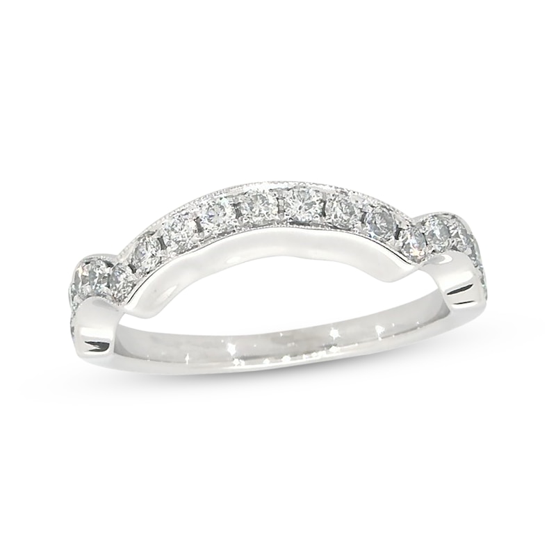 Neil Lane Diamond Wedding Band 3/8 ct tw Round-cut White Gold Plated - Size 5