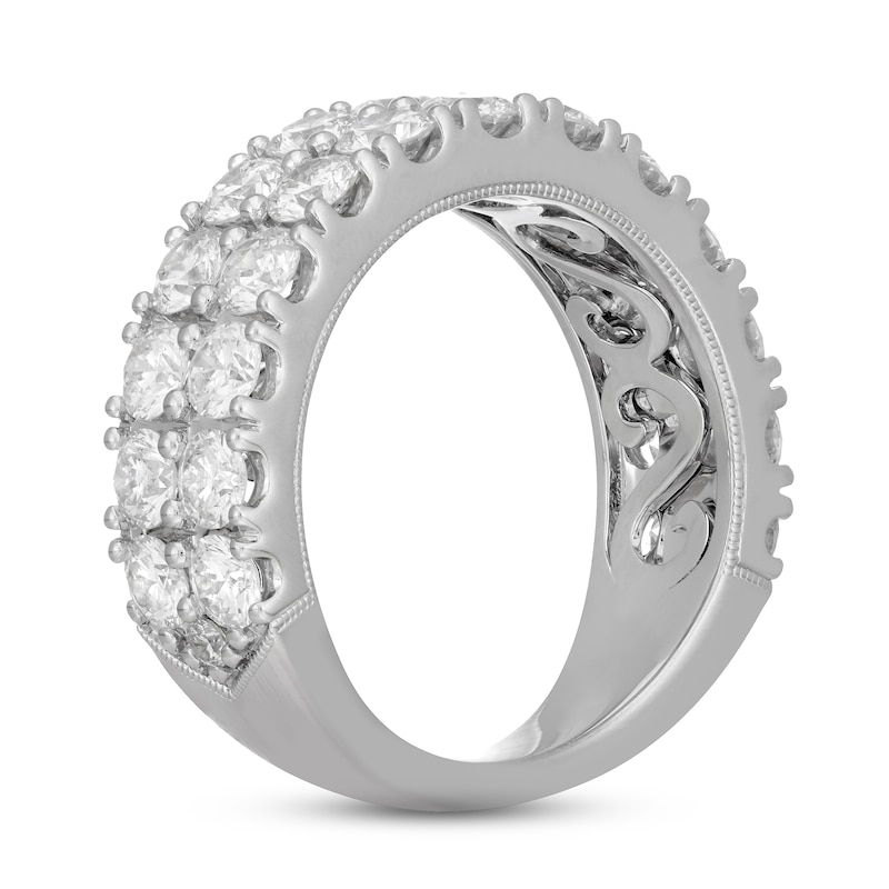 Neil Lane Diamond Anniversary Band 3 ct tw Round-cut White Gold Plated