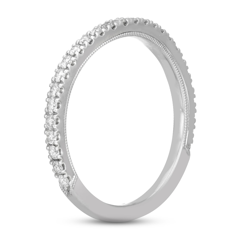 Neil Lane Diamond Wedding Band 1/3 ct tw Round-cut White Gold Plated