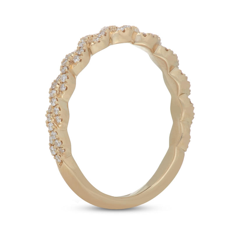 Neil Lane Premiere Diamond Band 1/4 ct tw Yellow Gold Plated