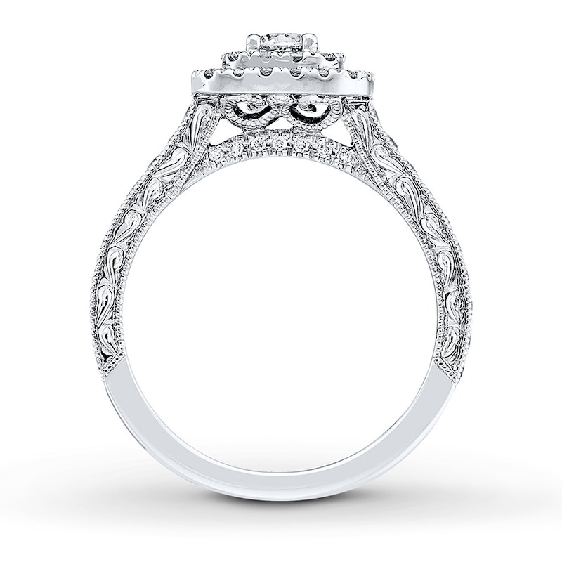 Neil Lane Ring 7/8 ct tw Round-cut Diamonds White Gold Plated