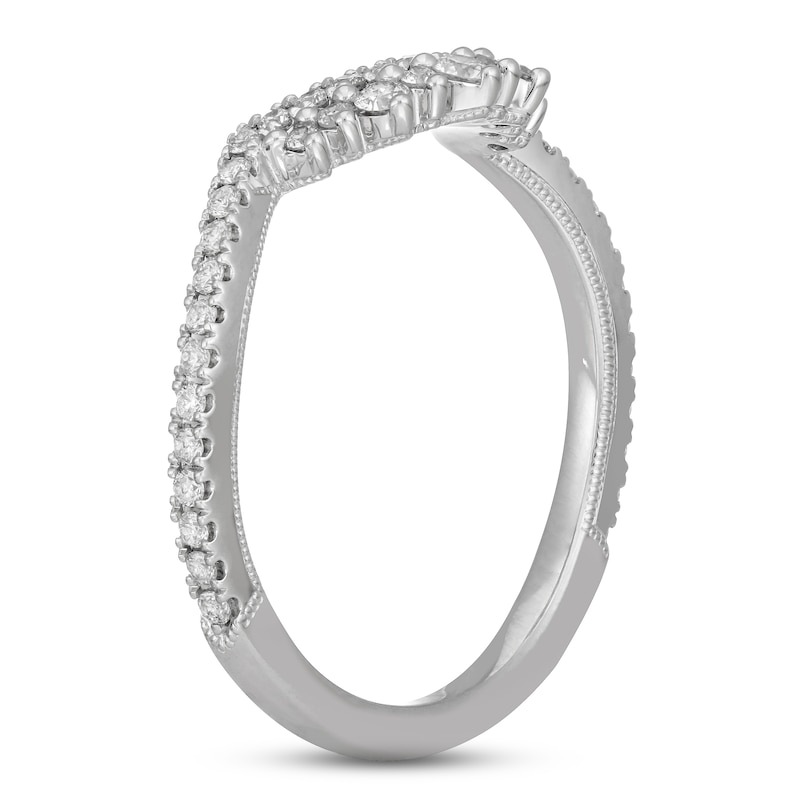 Neil Lane Diamond Wedding Band 1/3 ct tw Round-cut White Gold Plated
