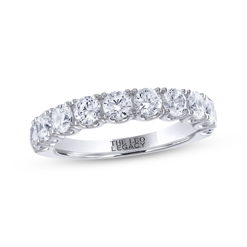 THE LEO Legacy Lab-Created Diamond Anniversary Band 1-1/2 ct tw White Gold Plated