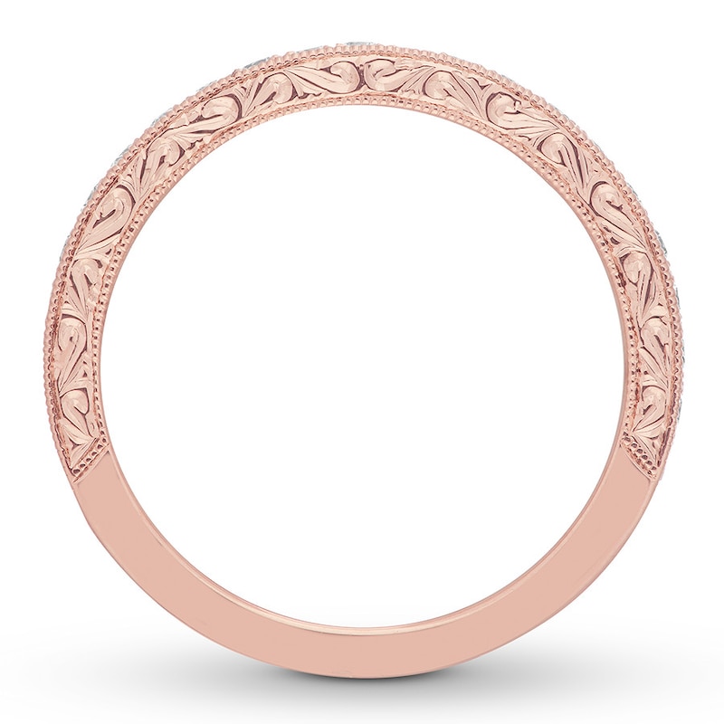 Neil Lane Bridal Wedding Band 1/3 ct tw Diamonds Rose Gold Plated