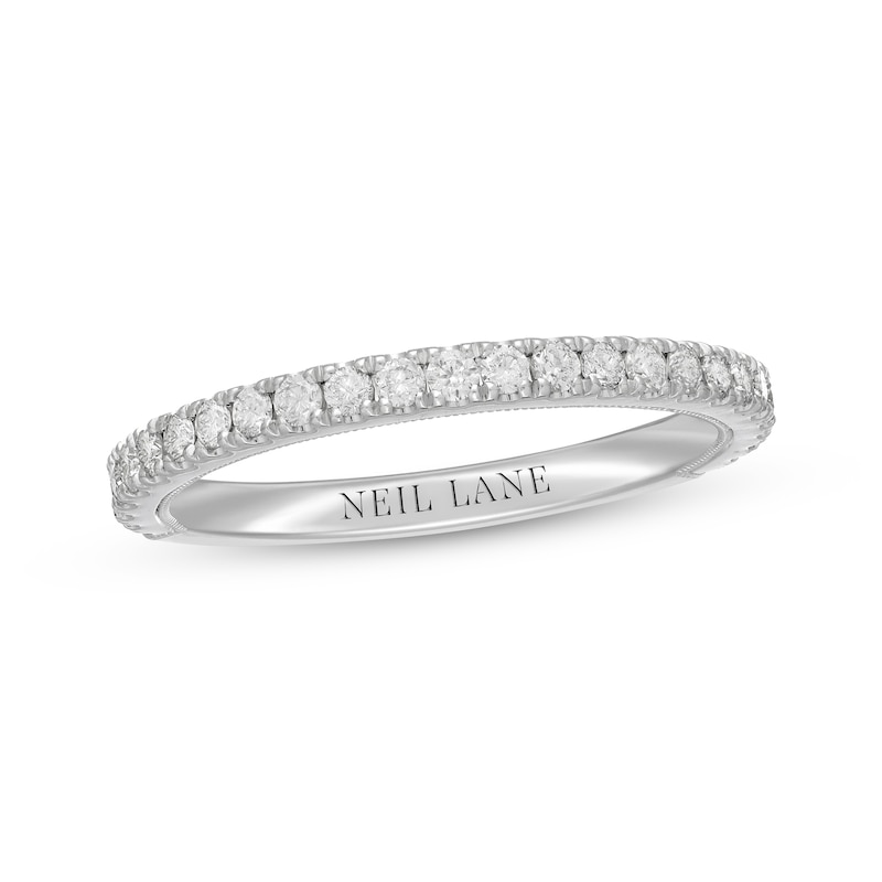Neil Lane Diamond Anniversary Band 3/8 ct tw Round-Cut White Gold Plated
