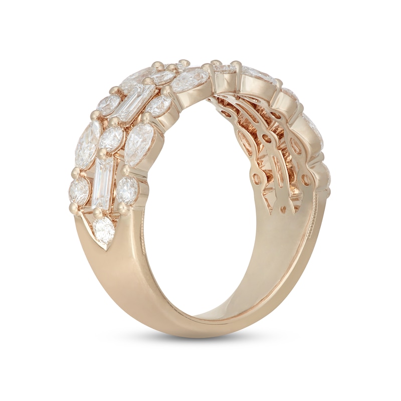 Neil Lane Premiere Diamond Anniversary Ring 2 ct tw Yellow Gold Plated