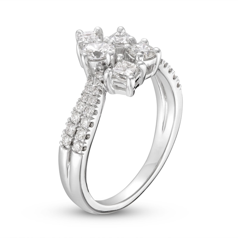 Everything You Are Diamond Ring 1 ct tw White Gold Plated