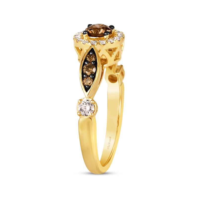 Le Vian Venetian Mosaic Diamond Ring 3/8 ct tw Honey Gold Plated