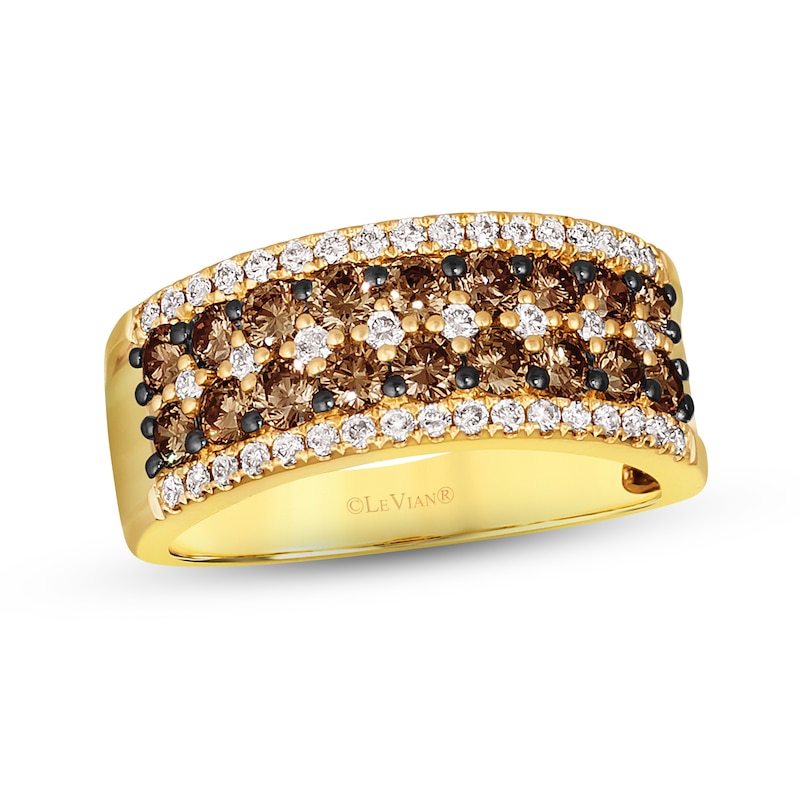 Le Vian Diamond Ring 1-1/3 ct tw Honey Gold Plated
