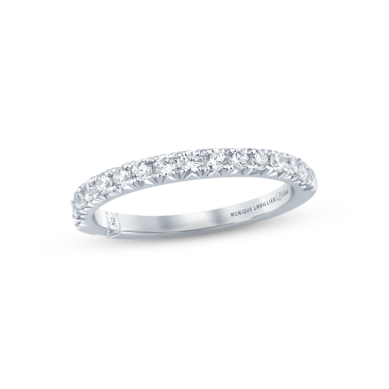 Monique Lhuillier Bliss Diamond Anniversary Band 1/2 ct tw Round-cut White Gold Plated