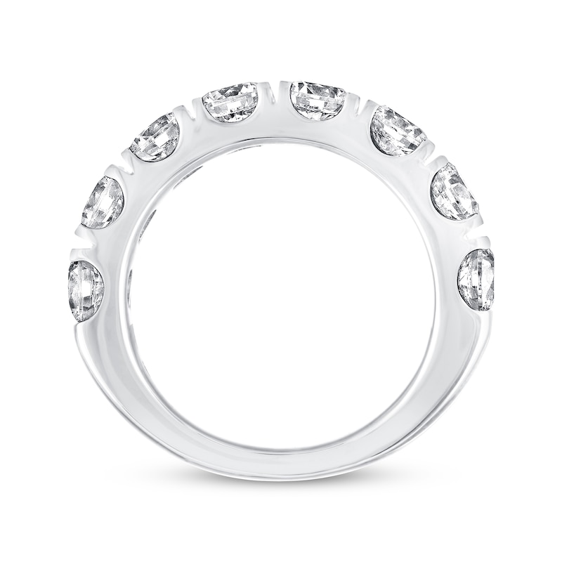 THE LEO Diamond Band 3 ct tw Round-cut White Gold Plated