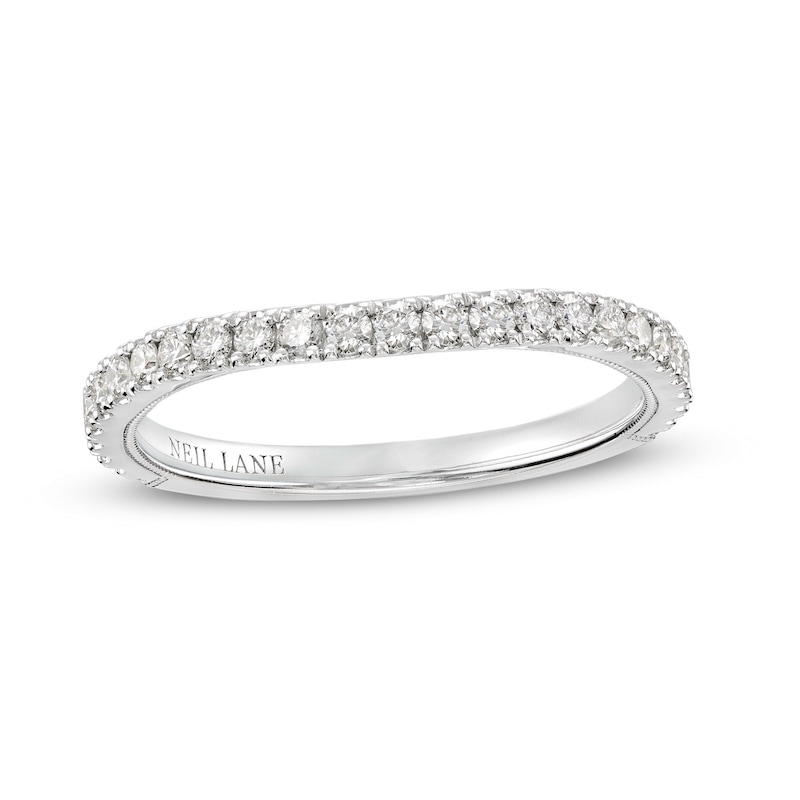 Neil Lane Diamond Wedding Band 3/8 ct tw White Gold Plated