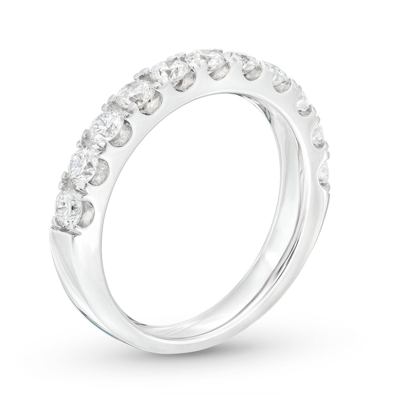 Lab-Created Diamonds by Anniversary Band 1 ct tw White Gold Plated