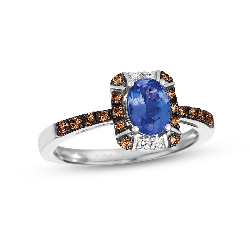 Le Vian Creme Brulee Tanzanite Ring 1/5 ct tw Diamonds Vanilla Gold Plated